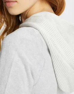 Sale Le Chat Sweat Sweethome blanc/gris chiné