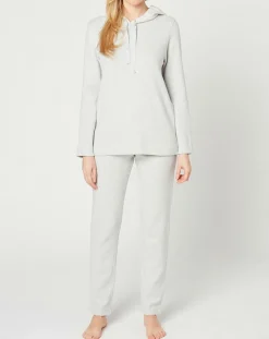 Sale Le Chat Sweat Sweethome blanc/gris chiné