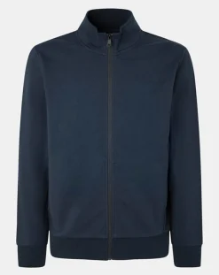 Homme Hackett London Sweat zip montant Sport bleu marine