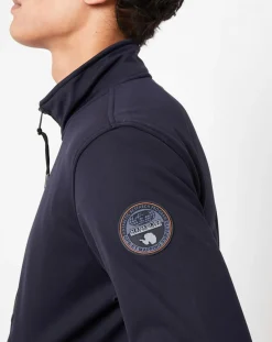 Sale Napapijri Sweat zippé Bairo bleu