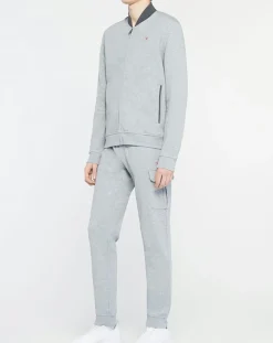Online Hackett London Sweat zippé Cargo gris chiné