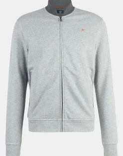 Online Hackett London Sweat zippé Cargo gris chiné