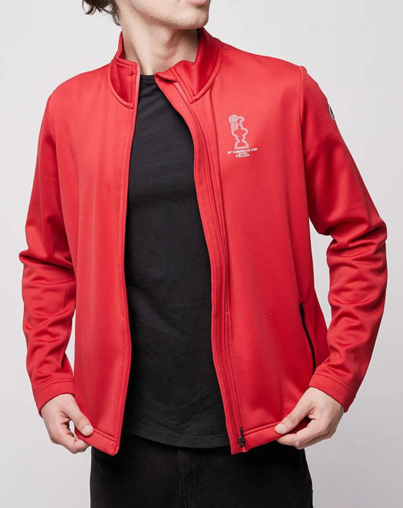 Homme North Sails Sweat zippé Cowes Micropolaire rouge