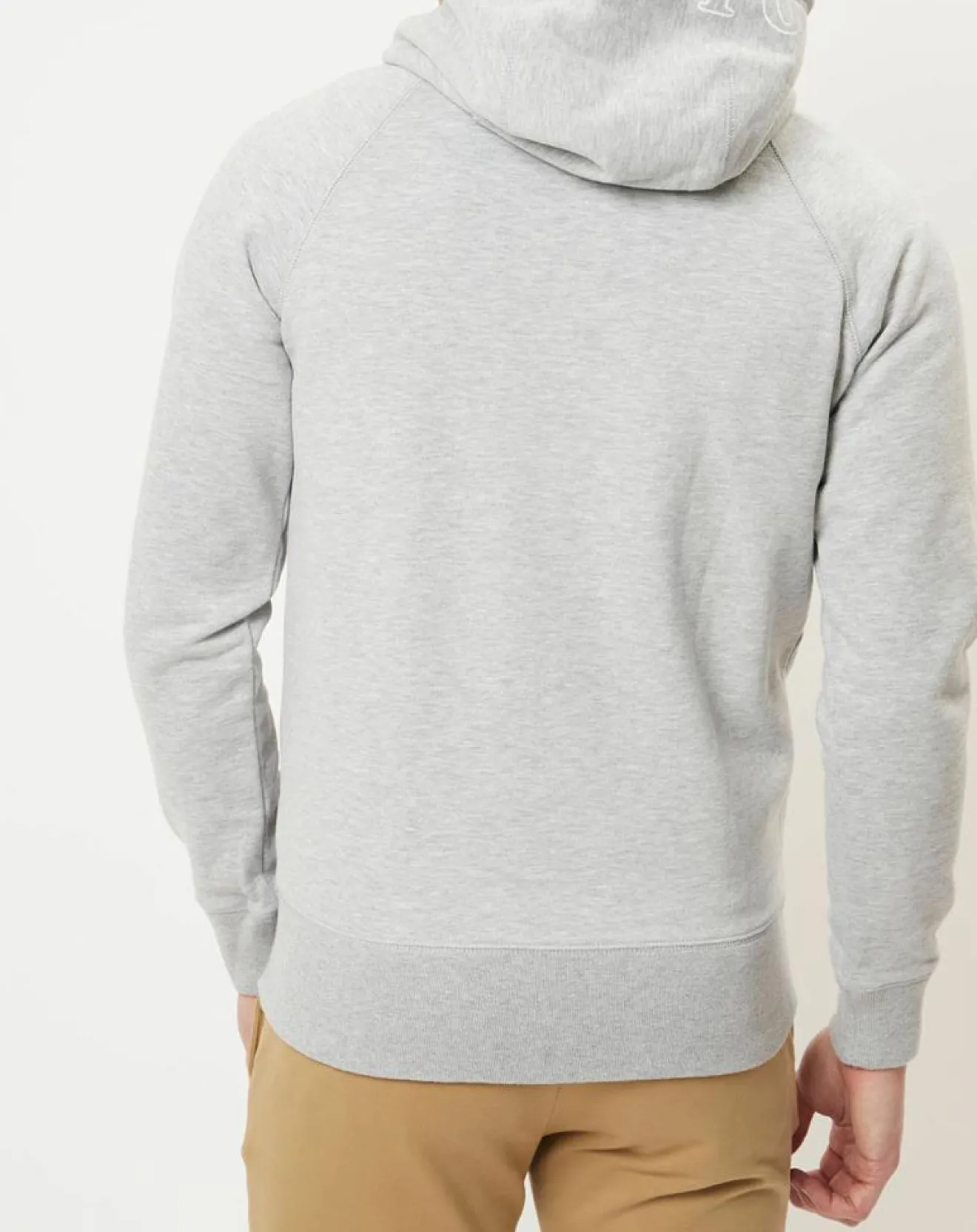 Best Marc O'Polo Sweat zippé intérieur polaire regular fit gris chiné