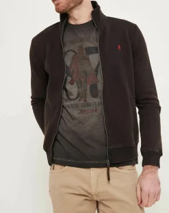 Discount MCS Sweat zippé uni noir