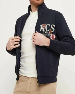 Homme MCS Sweat zippé West Coast marine