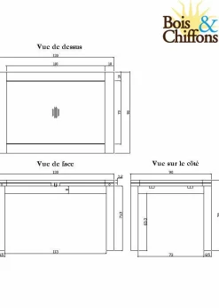 Best Bois & Chiffons Table à manger rectangulaire allonge Acacia Gordon Naturel - 130x90x78 cm