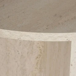 Homitis Table à manger Sablin travertin - 180x75x89.5 cm