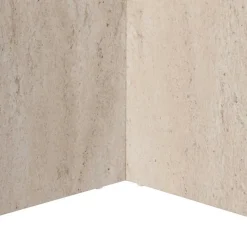 Homitis Table à manger Sablin travertin - 180x75x89.5 cm