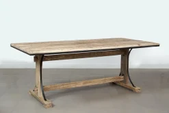 Bois & Chiffons Table a manger Manguier Pondicherry Beige - 200x100x76 cm