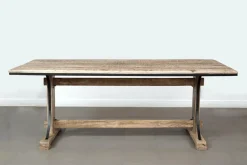 Bois & Chiffons Table a manger Manguier Pondicherry Beige - 200x100x76 cm