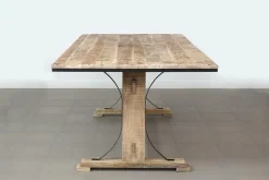 Bois & Chiffons Table a manger Manguier Pondicherry Beige - 200x100x76 cm