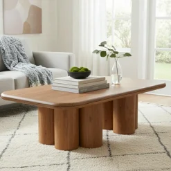 Bois & Chiffons Table basse 140 cm Acacia Maglan Marron - 140x80x45 cm