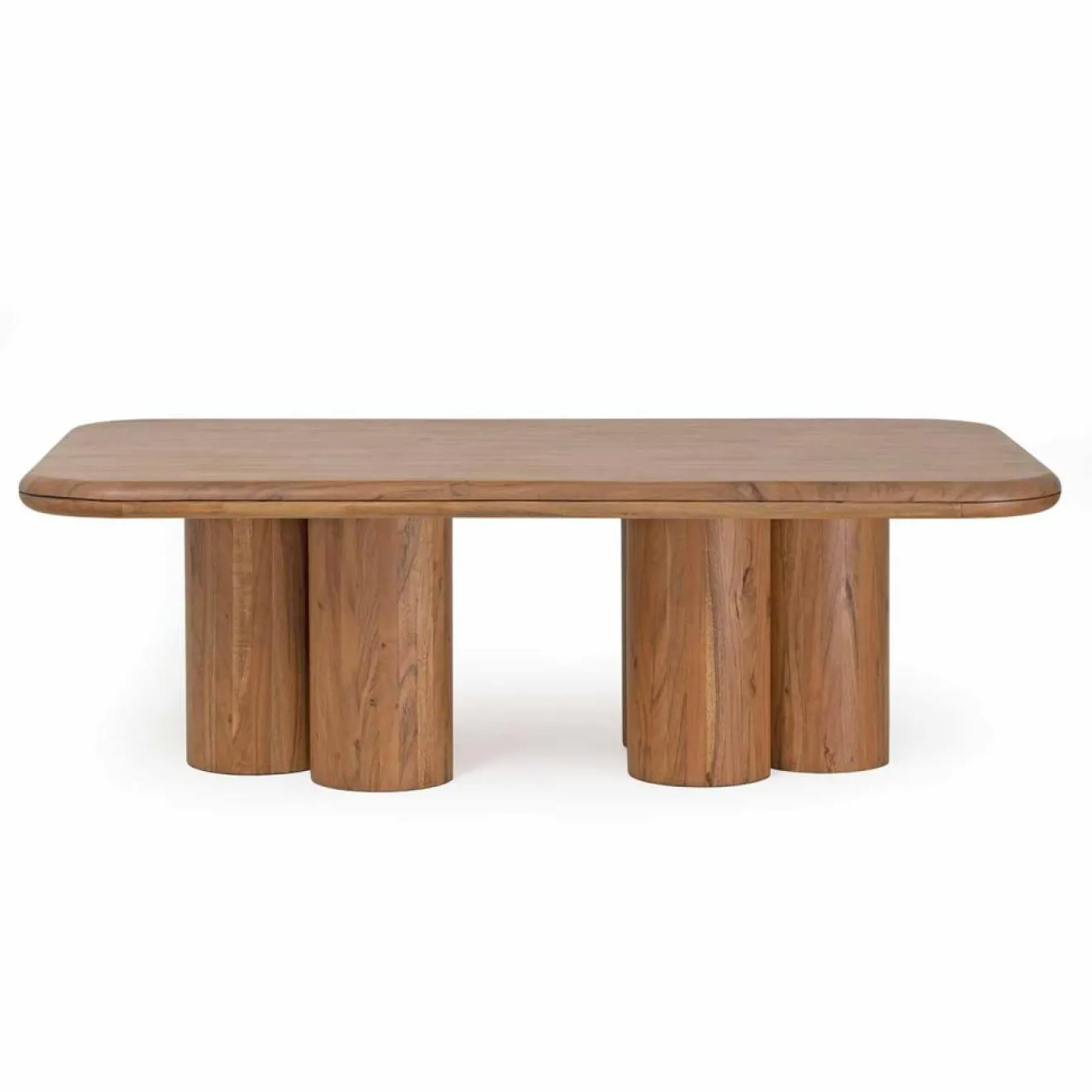 Bois & Chiffons Table basse 140 cm Acacia Maglan Marron - 140x80x45 cm