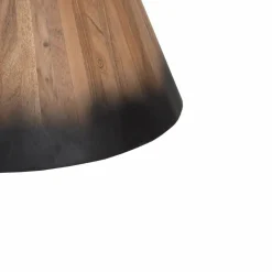 Bois & Chiffons Table basse bois ronde 70 cm Acacia Dimona Naturel - 70x70x40 cm