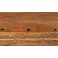 New Bois & Chiffons Table basse coffre carrée en acacia massif Naturel - 85x85x50 cm