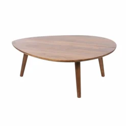 Bois & Chiffons Table basse losange 117X105X40 en manguier massif Marron - 117x105x40 cm