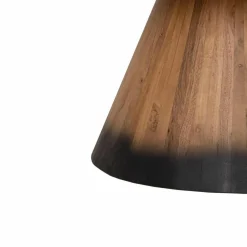 Best Bois & Chiffons Table basse ronde bois 80 cm Acacia Dimona Naturel - 80x80x45 cm