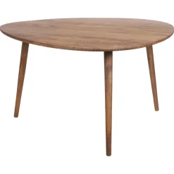 Bois & Chiffons Table de repas losange en manguier massif marron - 136x132x75 cm