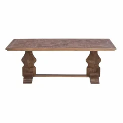 Bois & Chiffons Table de salle à manger 213 cm Manguier Kama Marron - 213x106x76 cm