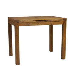 Bois & Chiffons Table haute mange debout rectangulaire Acacia Gordon Naturel - 130x90x106 cm