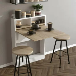 Hot Wooden Art Table pliable Bracked ecru - 70x90x15 cm