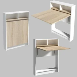 Hot Wooden Art Table pliable Bracked ecru - 70x90x15 cm