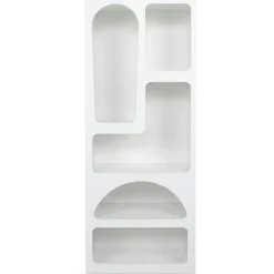 New Homitis Étagère à livres Vénus blanche - 60x150x32 cm