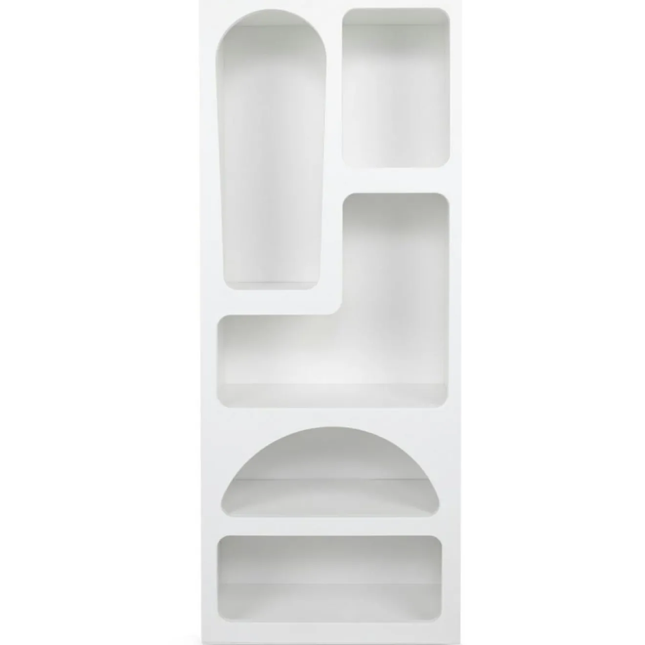 New Homitis Étagère à livres Vénus blanche - 60x150x32 cm