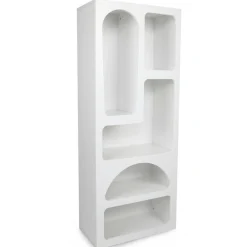 New Homitis Étagère à livres Vénus blanche - 60x150x32 cm