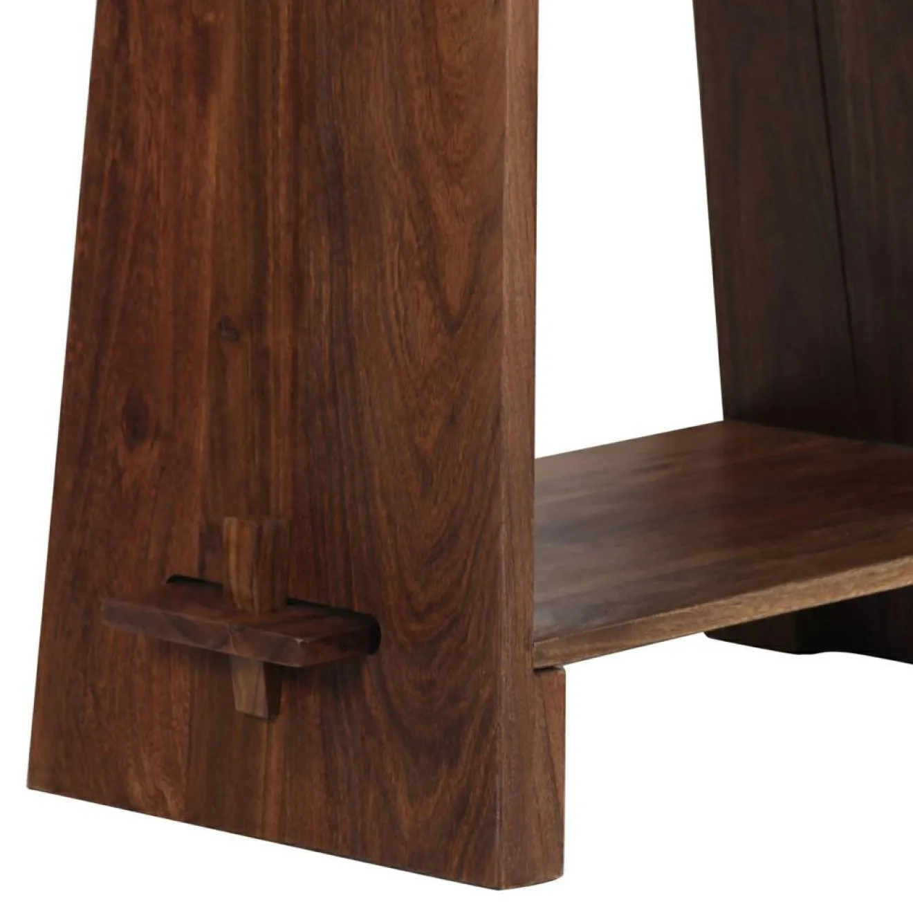 Best Bois & Chiffons Étagère en acacia massif marron - 48x35x106 cm