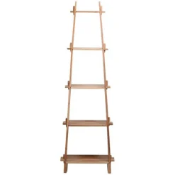 Bois & Chiffons Étagère pyramide marron - 45x35x174 cm