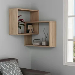 Sale Wooden Art Étagère ring naturelle - 68x68x60 cm