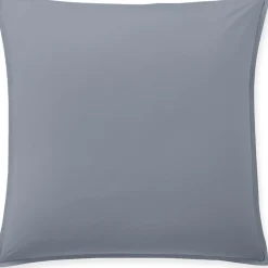 Outlet Baton Rouge Taie D'oreiller 100% Percale de Coton bleu forever