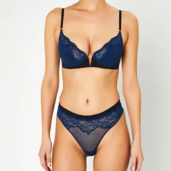 Clearance Huit Tanga Fleur de Nuit bleu marine