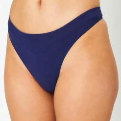 Femme Huit Tanga Skin 02 bleu marine