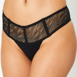 Femme Huit Tanga Wild Thing noir