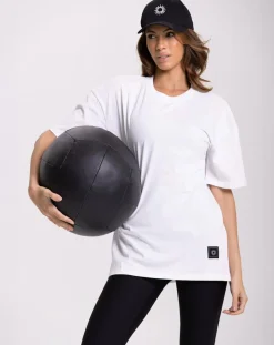 Femme Onamaste Tee Shirt Oversize blanc