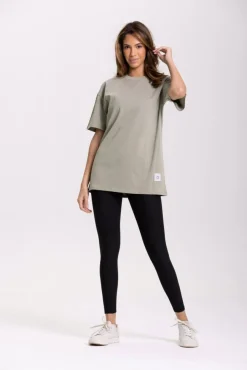Femme Onamaste Tee Shirt Oversize gris