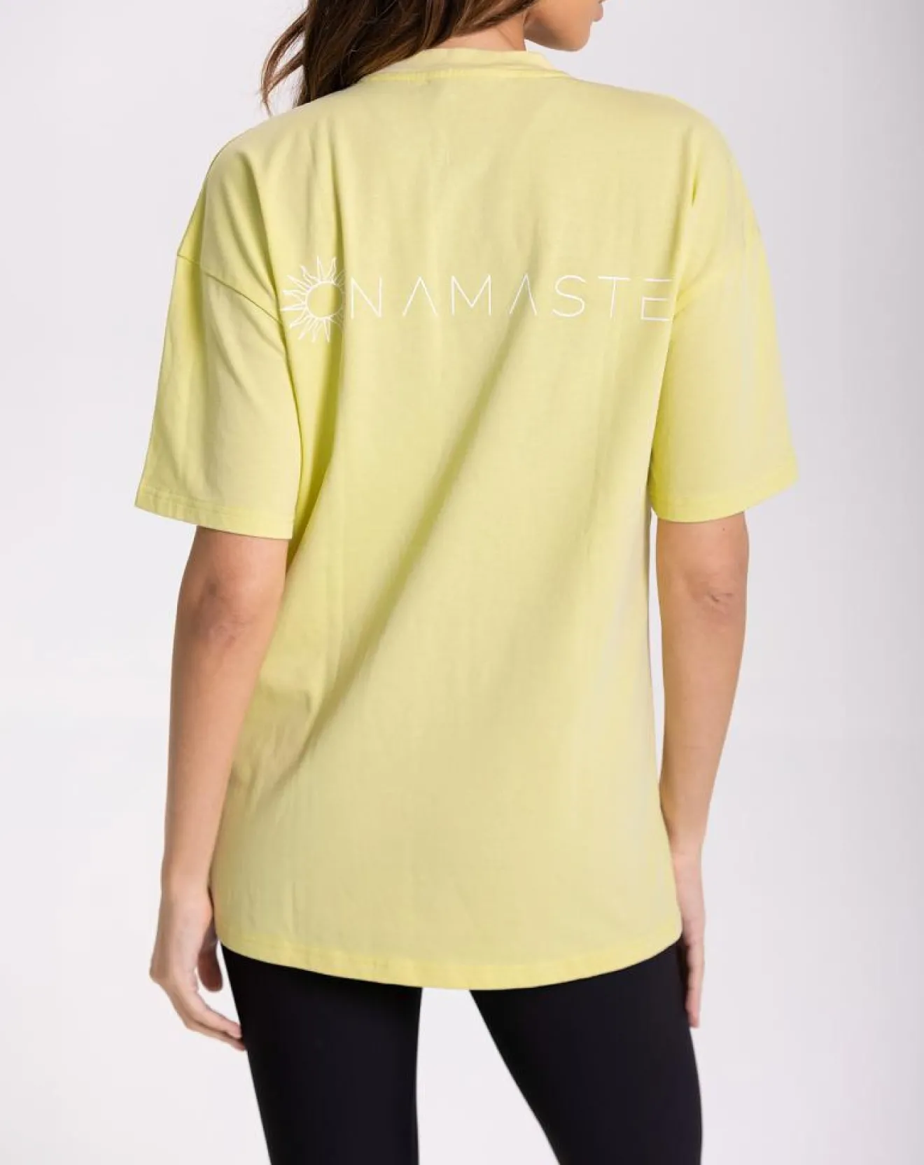 Femme Onamaste Tee Shirt Oversize jaune