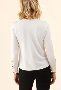 Femme Bleu Blanc Rouge Tee-Shirt Jimmy ecru