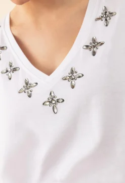 Bleu Blanc Rouge Tee-Shirt Marco blanc