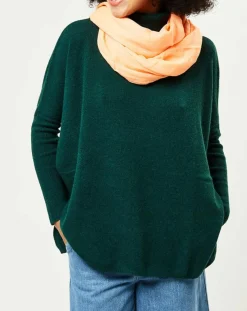 Femme Galeries Lafayette Étole Foil orange clair - 180x87 cm