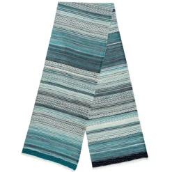 Femme Petrusse Étole Horizons bleue - 70x200 cm