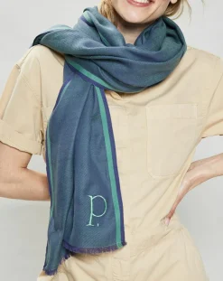 Femme Petrusse Étole Marius anglais - 70x210 cm