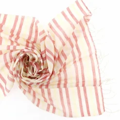 Femme Petrusse Étole Massimo rouge - 70x180 cm