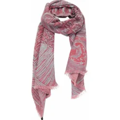 Online Petrusse Étole Regate en Coton grenat - 50x180 cm