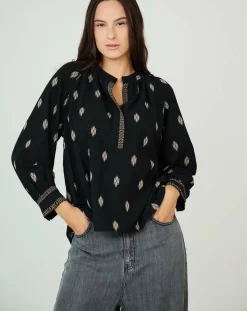 Femme See u Soon Top Adele noir