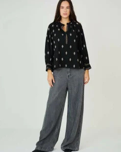 Femme See u Soon Top Adele noir