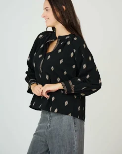 Femme See u Soon Top Adele noir